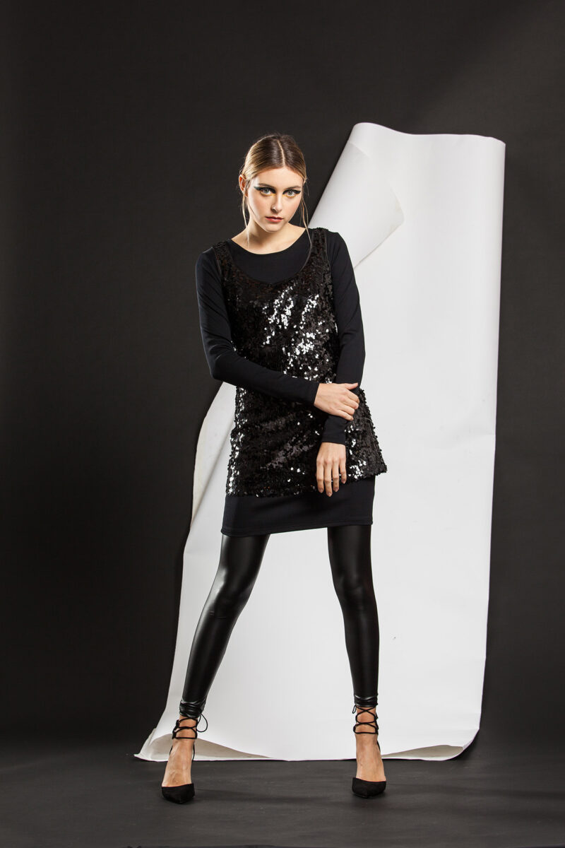 ELENA SAVÓ TUNIC WITH SEQUINS